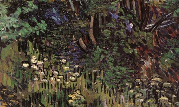 Vincent Van Gogh Details of Bushes Norge oil painting art